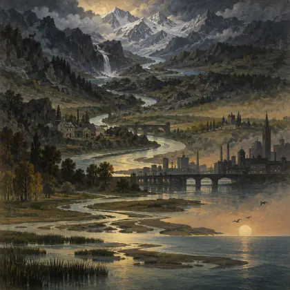 River Profile - poem by - Wystan Hugh Auden