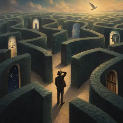 The Labyrinth - poem by - Wystan Hugh Auden