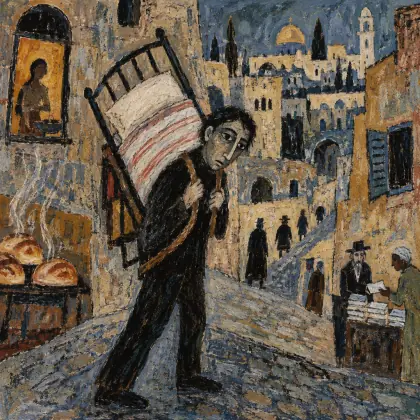 On Rabbi Kook's Street - poem by - Yehuda Amichai
